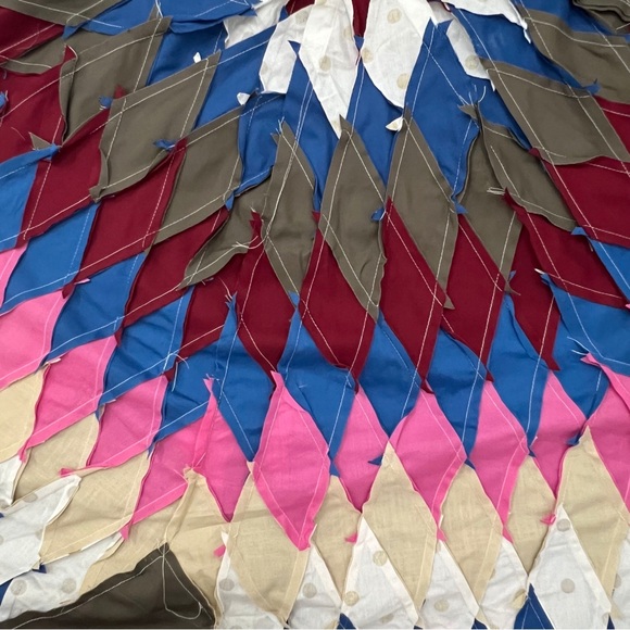 Texas Lone Star Patchwork Cotton Quilt Top/Topper Machine pieced 86x86” - Picture 4 of 4